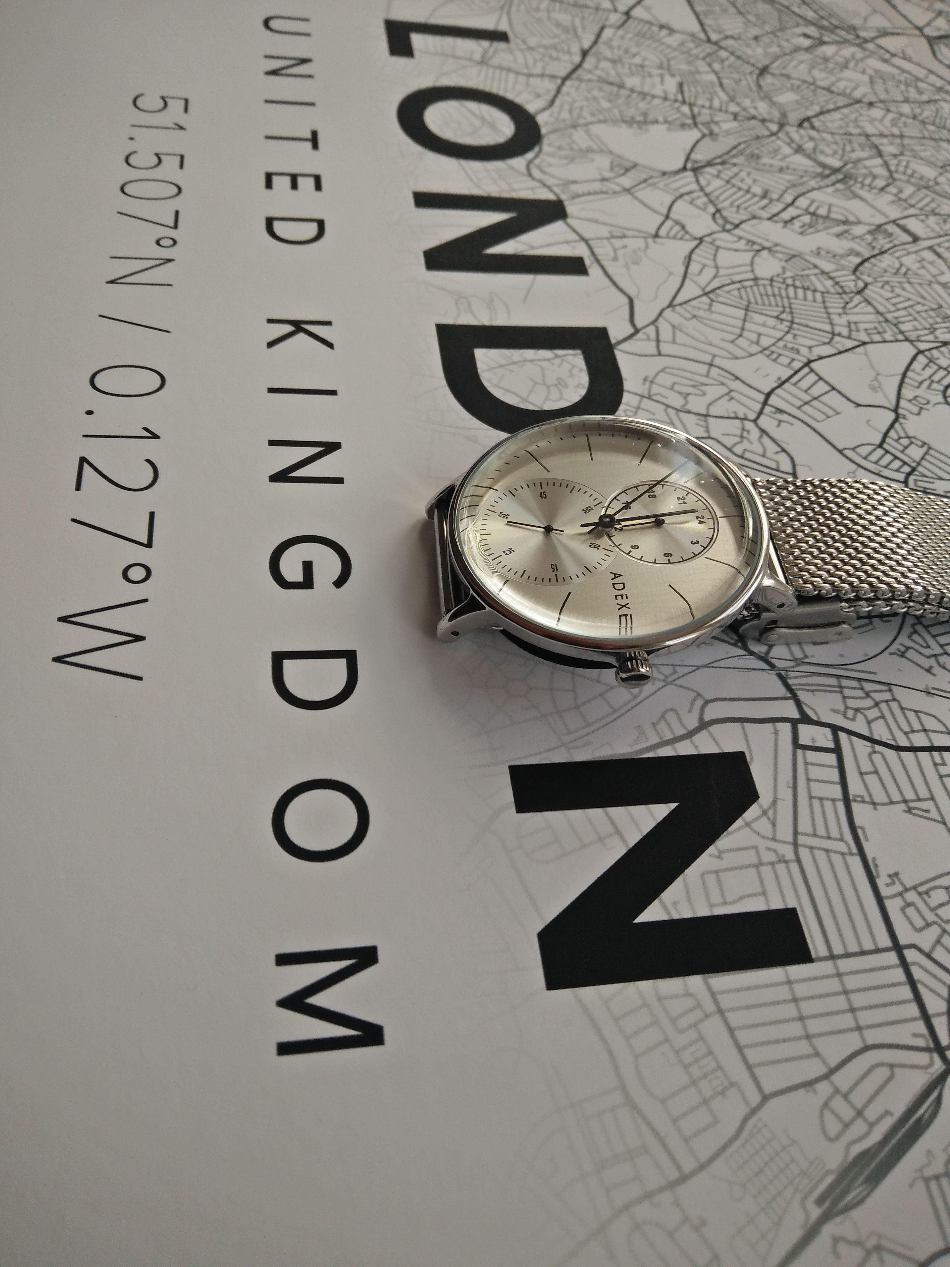 ADEXE Watches London Foreseer Grander Silver
