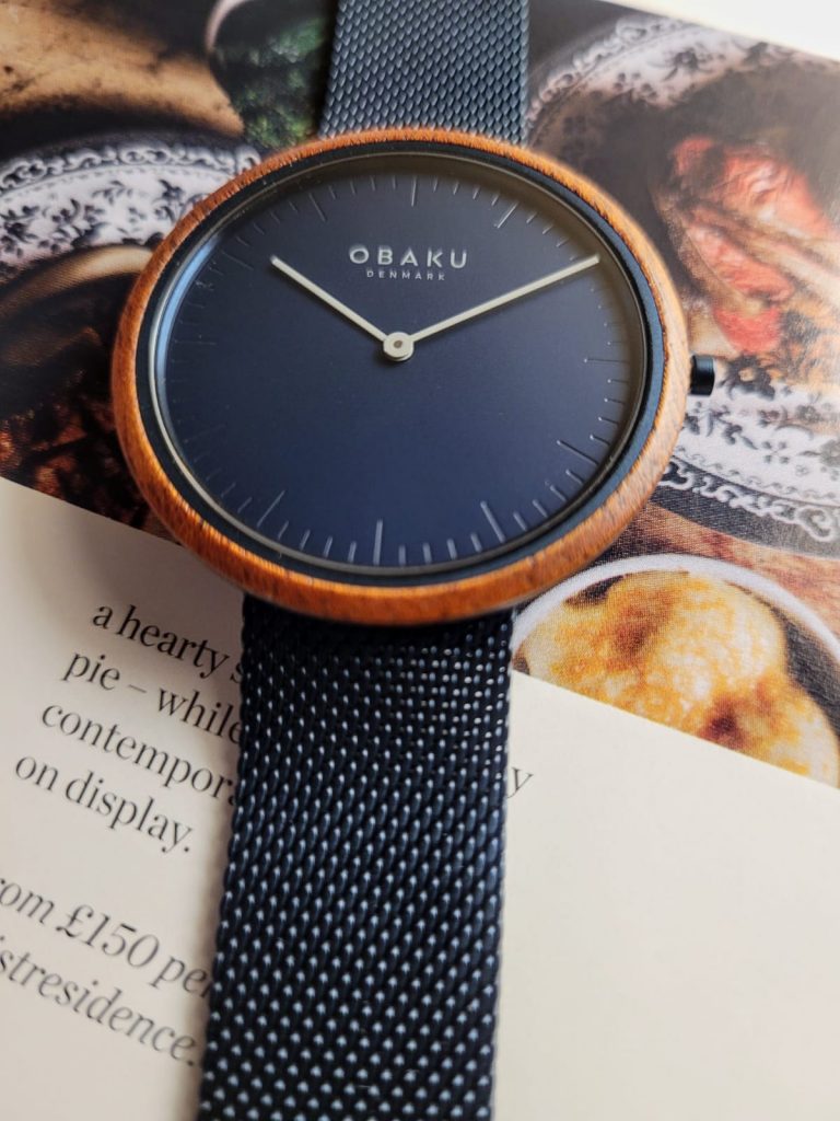 Wood ring watch Obaku