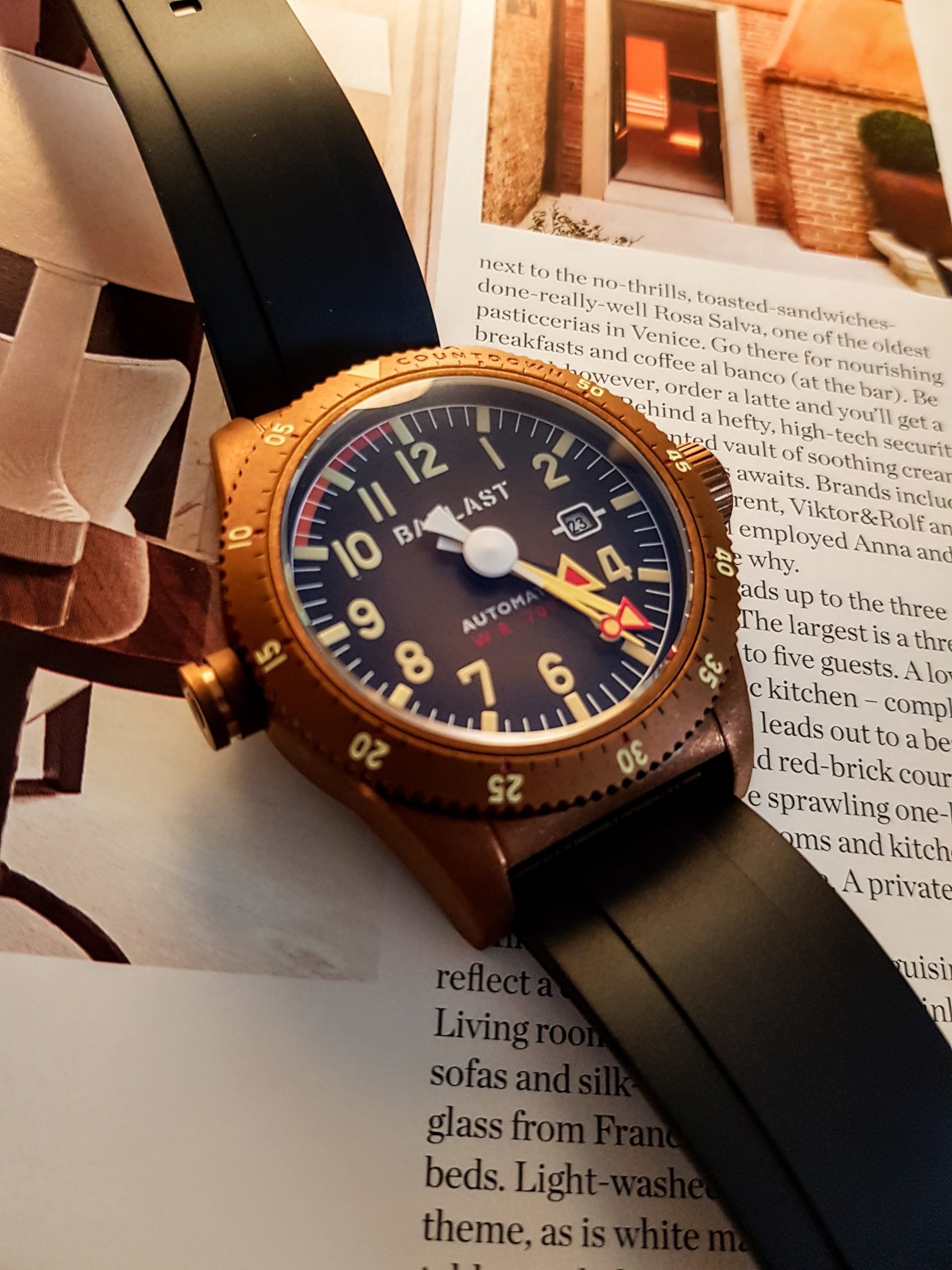 Ballast 1903 Amphion Brown Review New Labels Only
