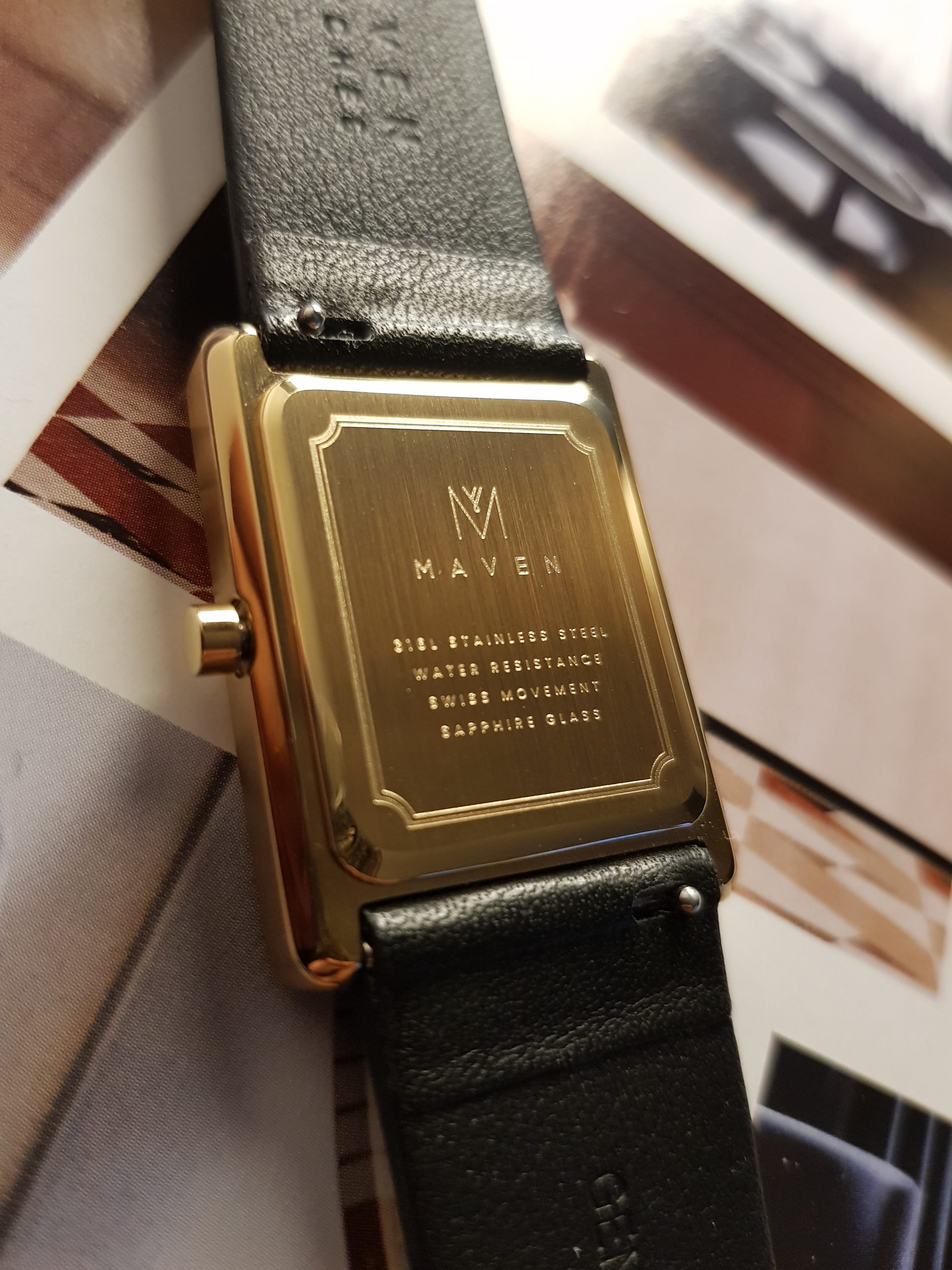 Maven Watches Noir 26mm Gold